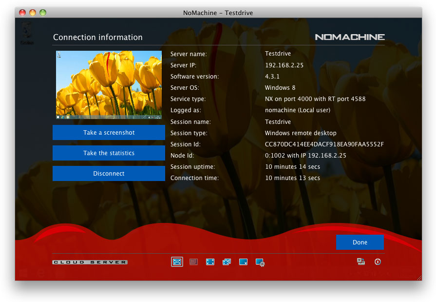 nomachine nx location on mac os x