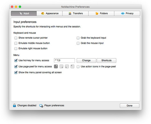nomachine client workload nomachine client workload